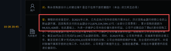 A股10月回购月报：多家公司年内推出两期回购方案，美的单月回购金额再超20亿元！