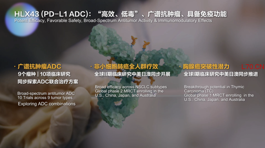 ▲复宏汉霖的HLX43在非小细胞肺癌、妇科肿瘤、食管鳞癌等多个领域展现出“高效、低毒”的显著优势。